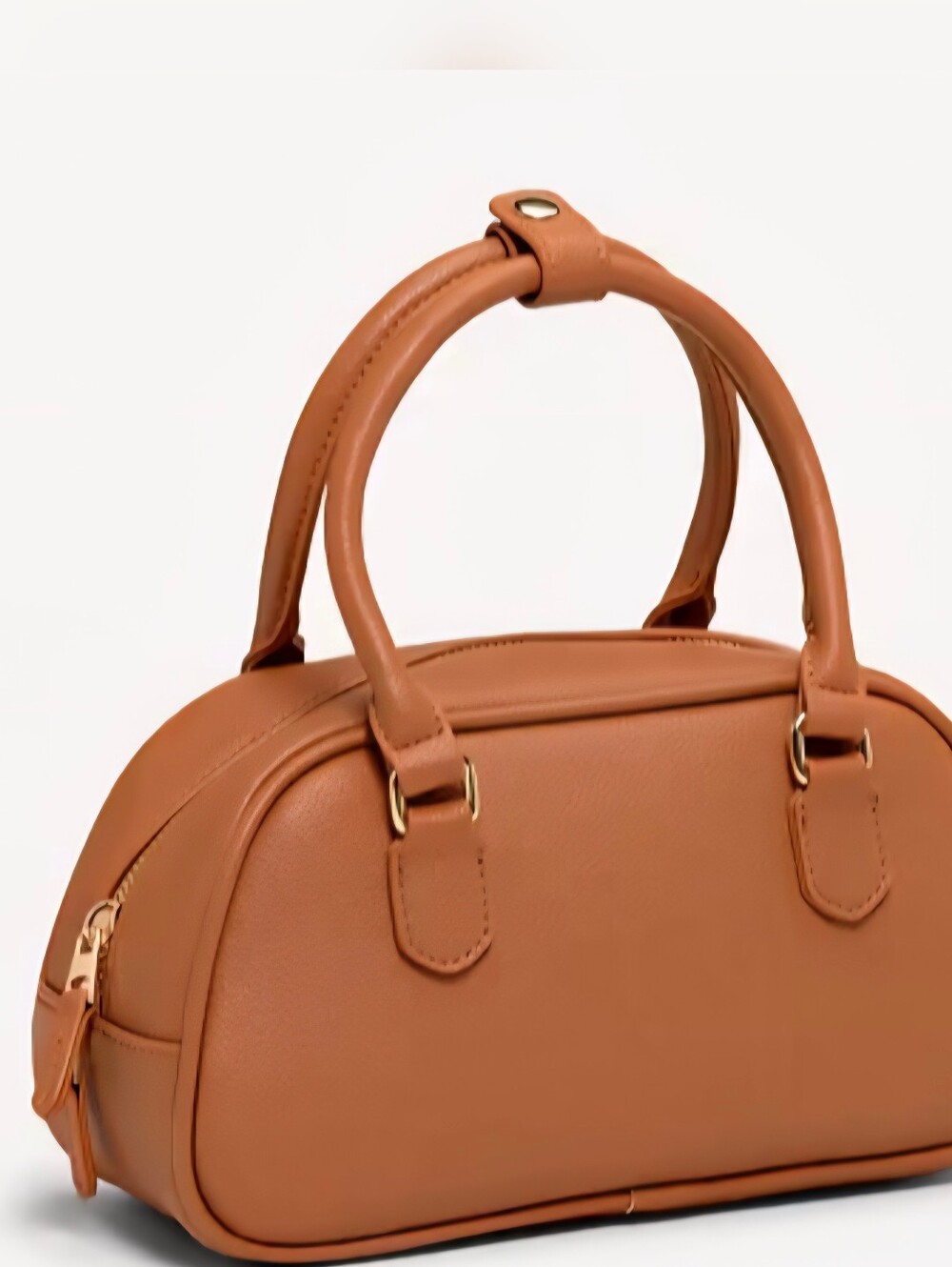 Old Navy Mini Dome Satchel Handbag – Brown/Cognac – New with Tags